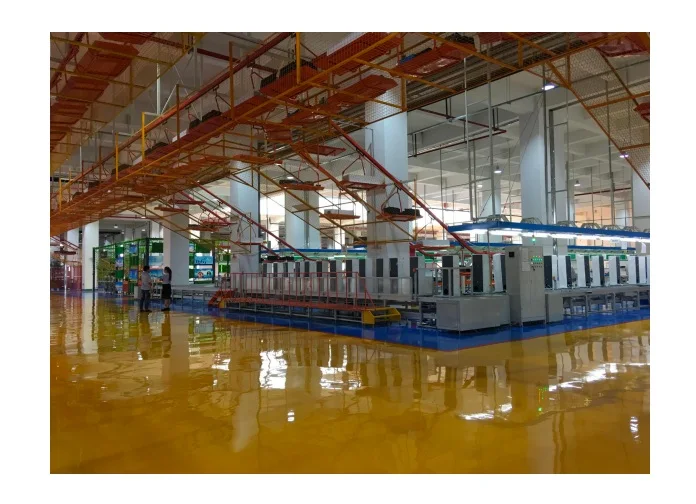 Overhead conveyor line
