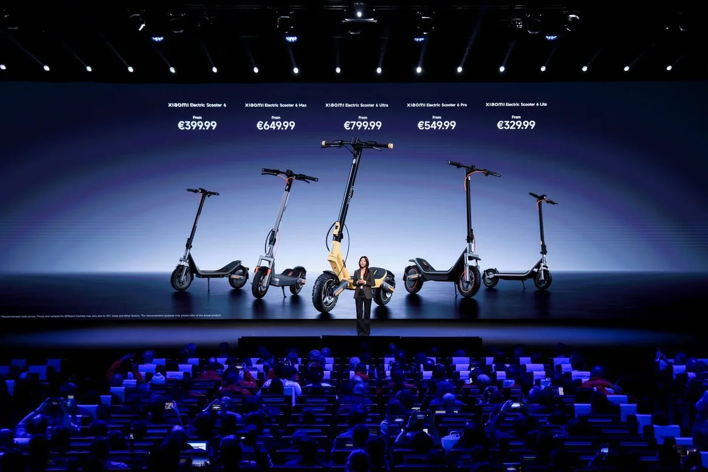 Five-model line-up and European retail pricing