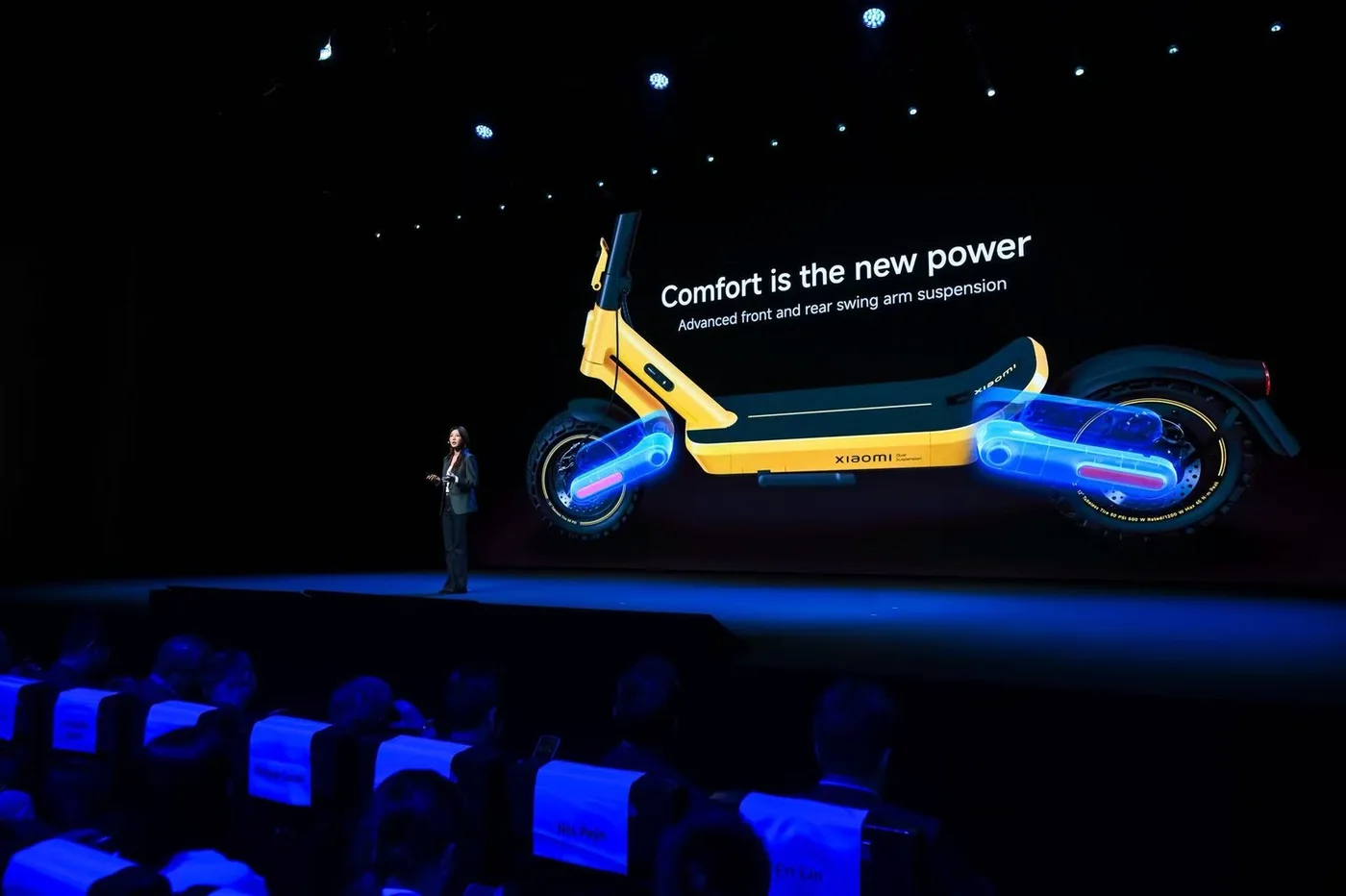 6 Ultra on the European launch stage